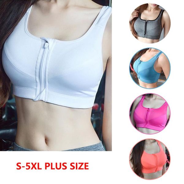 sports bra women yoga plus size sports bra for women gym high impact female workout running fitness sportswear bras, White;black
sports bra women yoga plus size sports bra for women gym high impact female workout running fitness sportswear bras, White;black