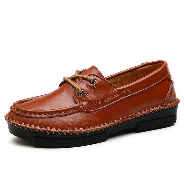 dress shoes woman fashion cow split casual mujer all-match comfy leather loafer moccasins ladies hand-sewn lace-up low heels shoe, Black
dress shoes woman fashion cow split casual mujer all-match comfy leather loafer moccasins ladies hand-sewn lace-up low heels shoe, Black