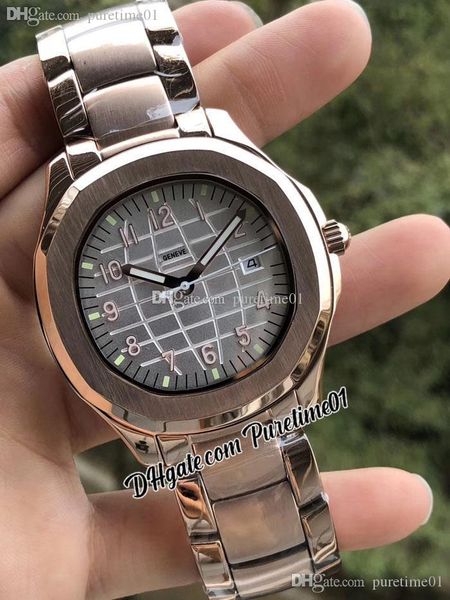 2022 5167 automatic mens watch rose gold gray textured dial number markers stainless steel bracelet 4 styles watches puretime01 e15a1, Slivery;brown
2022 5167 automatic mens watch rose gold gray textured dial number markers stainless steel bracelet 4 styles watches puretime01 e15a1, Slivery;brown