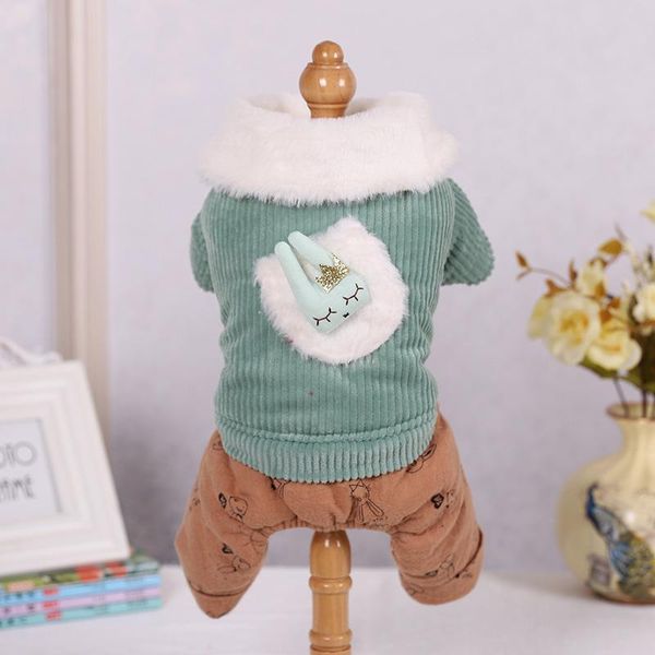 dog apparel coat jacket winter thick warm fleece collar four legs puppy jumpsuit corduroy for small dogs pet clothes
dog apparel coat jacket winter thick warm fleece collar four legs puppy jumpsuit corduroy for small dogs pet clothes