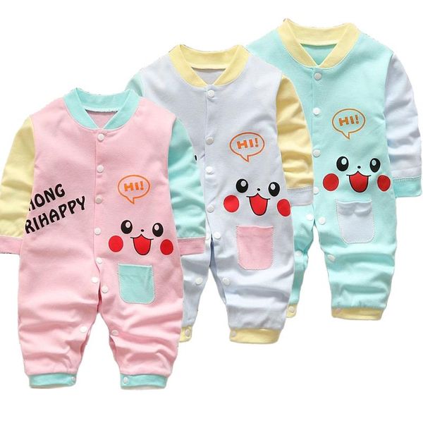 jumpsuits cute smile baby boy clothes born cartoon baby's rompers children clothing infant cotton jumpsuit for kids girl, Blue
jumpsuits cute smile baby boy clothes born cartoon baby's rompers children clothing infant cotton jumpsuit for kids girl, Blue