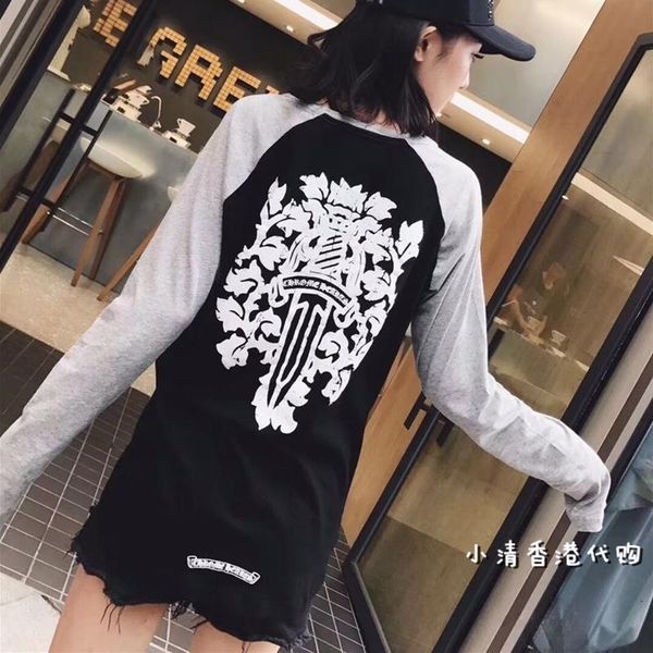 kong hong crosin long sleeve t-shirt 2021 new fashion ch men's and women's contrast sword print sleeve loose t-shirt, Black
kong hong crosin long sleeve t-shirt 2021 new fashion ch men's and women's contrast sword print sleeve loose t-shirt, Black