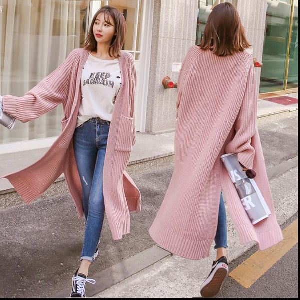 casual streetwear lantern sleeve korean long stitch sweater fashion woman oversize cardigan warm knitting loose coat, White;black
casual streetwear lantern sleeve korean long stitch sweater fashion woman oversize cardigan warm knitting loose coat, White;black