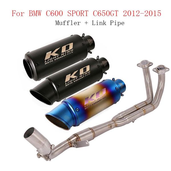 motorcycle exhaust system muffler tip escape tail pipe header connect link for c600 sport c650gt 2012-2021
motorcycle exhaust system muffler tip escape tail pipe header connect link for c600 sport c650gt 2012-2021