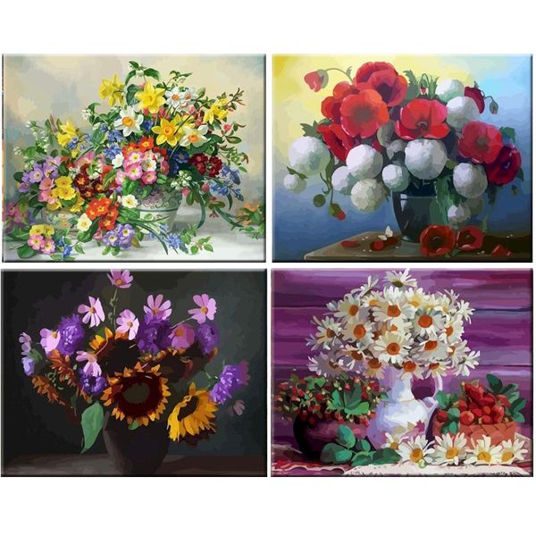 oil painting number flower in vase painting by numbers paint flower diy canvas picture hand painted wall decor
oil painting number flower in vase painting by numbers paint flower diy canvas picture hand painted wall decor