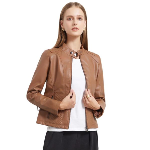 women's leather & faux autumn pu jacket female zipper belt short black punk pilot coat
women's leather & faux autumn pu jacket female zipper belt short black punk pilot coat