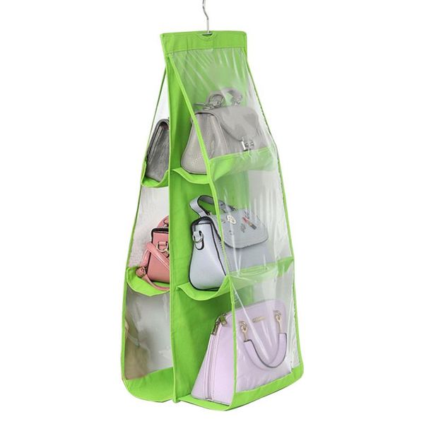storage bags transparent wardrobe pouch holder hanging handbag organizer 6 pockets home bedroom purse bag door wall space saving
storage bags transparent wardrobe pouch holder hanging handbag organizer 6 pockets home bedroom purse bag door wall space saving