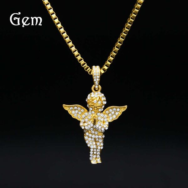 hip hop gummy fashion diamond angel wings alloy pendant necklace hip hop trendsetter jewelry, Silver
hip hop gummy fashion diamond angel wings alloy pendant necklace hip hop trendsetter jewelry, Silver