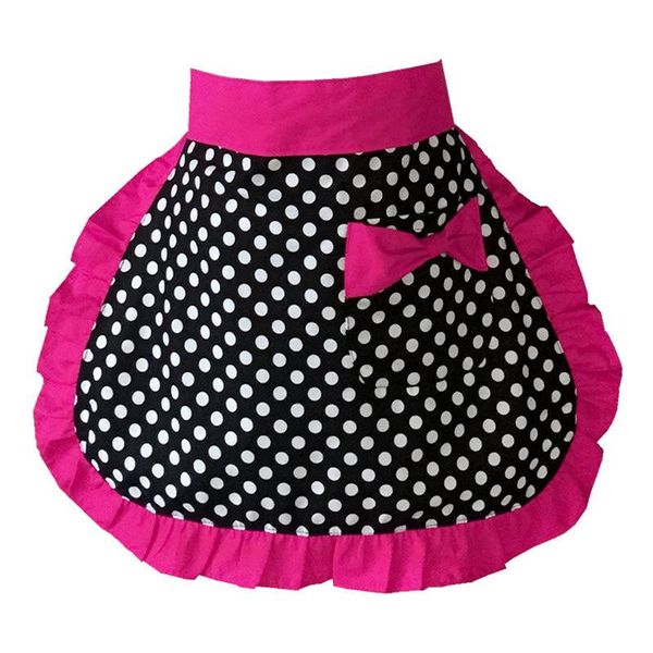 lovely sweetheart cotton waist apron cooking bistro dot half aprons for woman girl 
lovely sweetheart cotton waist apron cooking bistro dot half aprons for woman girl