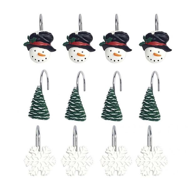 other home decor resin 12pcs reliable durable snowman snowflake tree shower curtain hooks delicate cartoon for bathroom
other home decor resin 12pcs reliable durable snowman snowflake tree shower curtain hooks delicate cartoon for bathroom