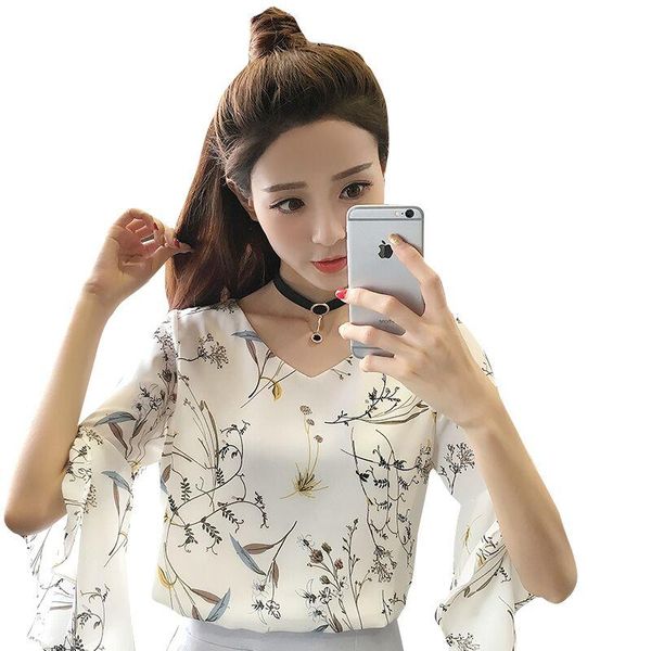women's blouses & shirts women chiffon korean blouse shirt v neck fashion white blue yellow summer autumn female clothing
women's blouses & shirts women chiffon korean blouse shirt v neck fashion white blue yellow summer autumn female clothing