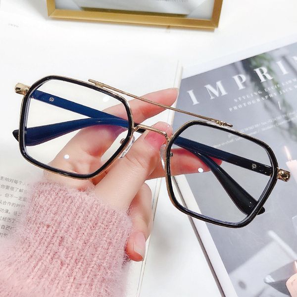 designer sunglasses new anti blue light radiation k0039 crosin metal glasses chen weiting same myopia frame, White;black
designer sunglasses new anti blue light radiation k0039 crosin metal glasses chen weiting same myopia frame, White;black