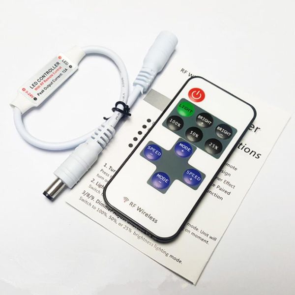 led strip module single color controller 5-24vdc 12a mini rf dimmer with 11 key rf controller
led strip module single color controller 5-24vdc 12a mini rf dimmer with 11 key rf controller