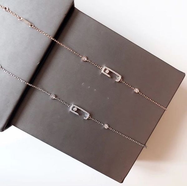 luxury classic designer s925 sterling silver small shinning movable crystal hollow square charm pendant bracelet for women jewelry, Golden;silver
luxury classic designer s925 sterling silver small shinning movable crystal hollow square charm pendant bracelet for women jewelry, Golden;silver