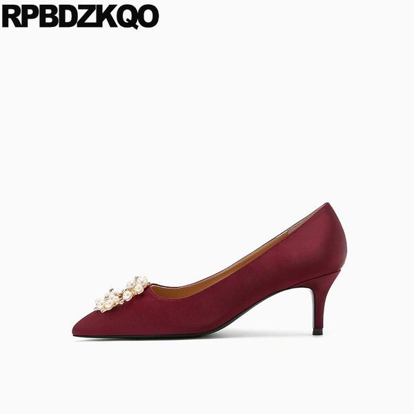 dress shoes satin designer low heels bridal pumps wedding diamond pointed toe thin size 4 34 3 inch pearl high wine red rhinestone, Black
dress shoes satin designer low heels bridal pumps wedding diamond pointed toe thin size 4 34 3 inch pearl high wine red rhinestone, Black