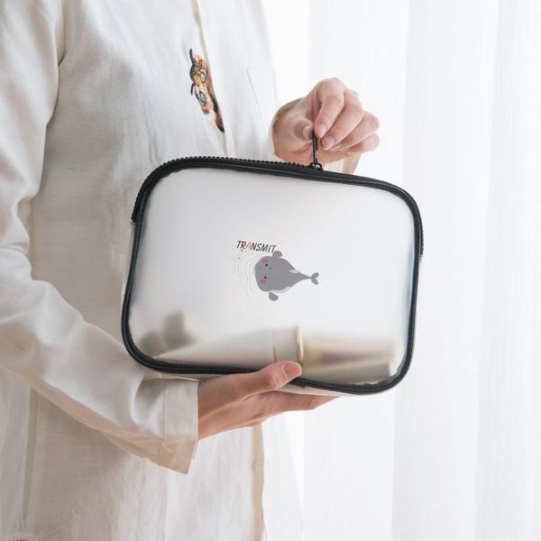 storage bags tpu waterproof cosmetic bag travel female frosted transparent wear-resistant zipper handbag
storage bags tpu waterproof cosmetic bag travel female frosted transparent wear-resistant zipper handbag