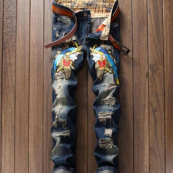 crane new hombre cowboy broken ripped embroidery holes vintage men zipper trousers jeans streetwear straight vaqueros tiger roses pants vtmo, Black
crane new hombre cowboy broken ripped embroidery holes vintage men zipper trousers jeans streetwear straight vaqueros tiger roses pants vtmo, Black