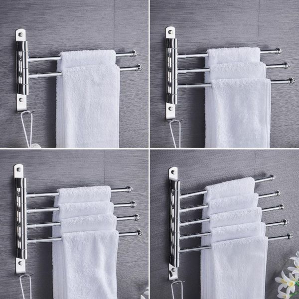 lavatory 4-arm bathroom swing hanger towel rack towel shelf swivel bar wall mount sus 304 stainless steel holder
lavatory 4-arm bathroom swing hanger towel rack towel shelf swivel bar wall mount sus 304 stainless steel holder