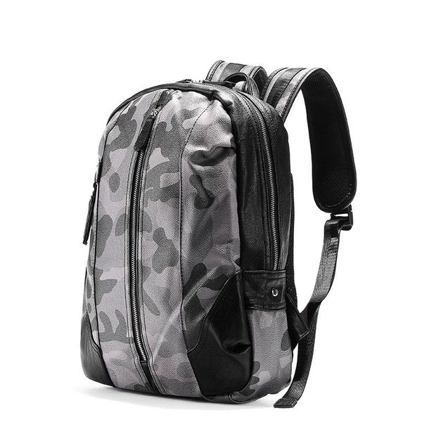 backpack brand preppy style pu leather school bag for college simple design black camouflage men casual daypacks male
backpack brand preppy style pu leather school bag for college simple design black camouflage men casual daypacks male