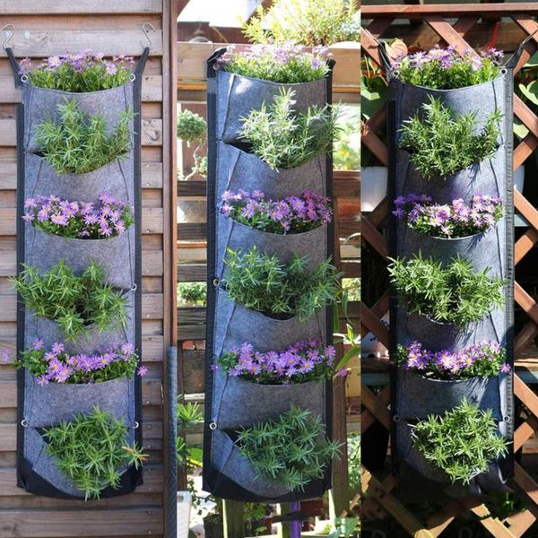 planters & pots 42 x 12 inch hanging planting bags with 6 pockets vertical gardening flower planter wall garden
planters & pots 42 x 12 inch hanging planting bags with 6 pockets vertical gardening flower planter wall garden