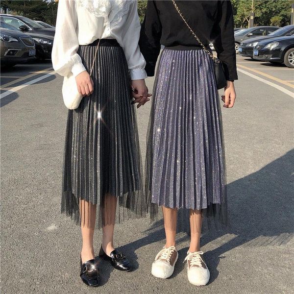 skirts 2021 spring summer womens korea elegent long tulle high waist skirt sequined pleated a line midi z02, Black
skirts 2021 spring summer womens korea elegent long tulle high waist skirt sequined pleated a line midi z02, Black