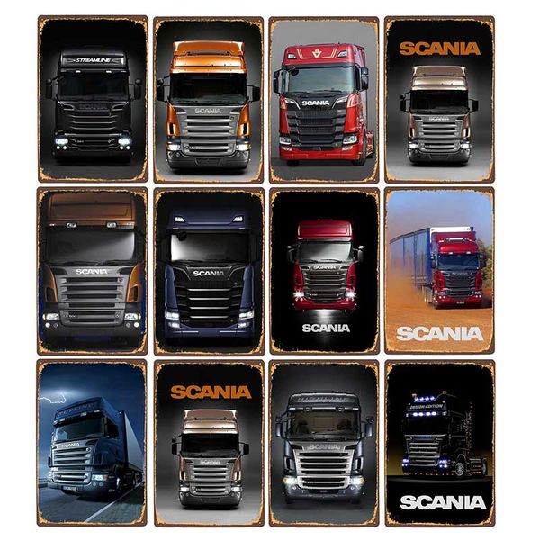 scania metal signs vintage heavy truck poster retro plaque garage bar pub decorative plate wall decor 20x30cm
scania metal signs vintage heavy truck poster retro plaque garage bar pub decorative plate wall decor 20x30cm