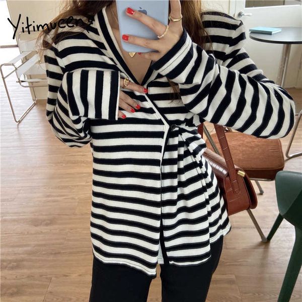 yitimuceng striped t shirts woman skinny button harajuku long sleeve tees summer korean fashion simple shirts 210601, White
yitimuceng striped t shirts woman skinny button harajuku long sleeve tees summer korean fashion simple shirts 210601, White