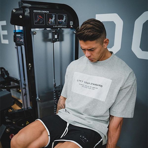 running jerseys muscle fitness men's leisure sports t-shirt cotton loose large size short sleeve jogging summer gym clothing men, Black;blue
running jerseys muscle fitness men's leisure sports t-shirt cotton loose large size short sleeve jogging summer gym clothing men, Black;blue