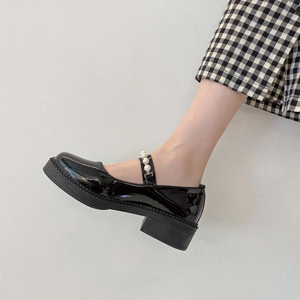 dress shoes pamanni women's loafers fashion pearl decoration elegent lolita y2k style female mary janes shallow ladies block heels, Black
dress shoes pamanni women's loafers fashion pearl decoration elegent lolita y2k style female mary janes shallow ladies block heels, Black