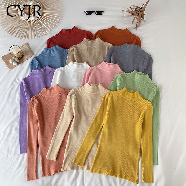cyjr 2021 autumn winter nightgown long turtleneck pullovers sweater chic knitted shirt woman casual women's clothes 29po, White;black
cyjr 2021 autumn winter nightgown long turtleneck pullovers sweater chic knitted shirt woman casual women's clothes 29po, White;black