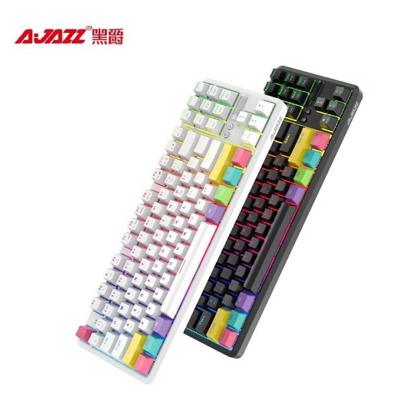keyboards ajazz k870t black bluetooth wireless keyboard 87 key blue red brown switch rgb backlit game anti-ghosting for pc tablet
keyboards ajazz k870t black bluetooth wireless keyboard 87 key blue red brown switch rgb backlit game anti-ghosting for pc tablet