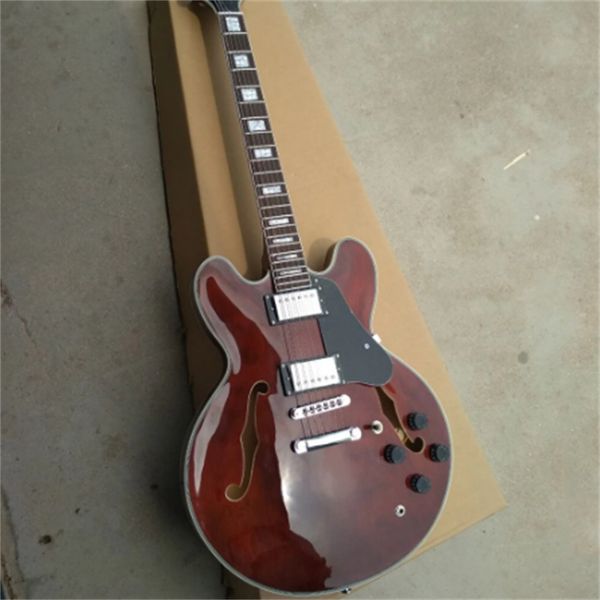 es custom semi-hollow thin body 335 block wine red jazz electric guitar with diamond logo inaly guitars guitarra
es custom semi-hollow thin body 335 block wine red jazz electric guitar with diamond logo inaly guitars guitarra