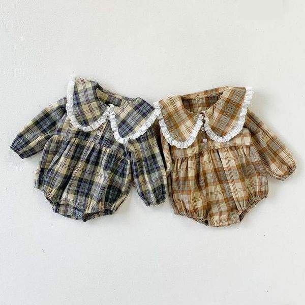 2021 spring new baby girl clothes toddler girls bodysuit plaid newborn girls princess jumpsuit baby one piece 210317, Blue
2021 spring new baby girl clothes toddler girls bodysuit plaid newborn girls princess jumpsuit baby one piece 210317, Blue
