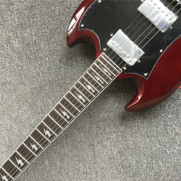 china oem factory new brand custom red color sg electric guitar 
china oem factory new brand custom red color sg electric guitar