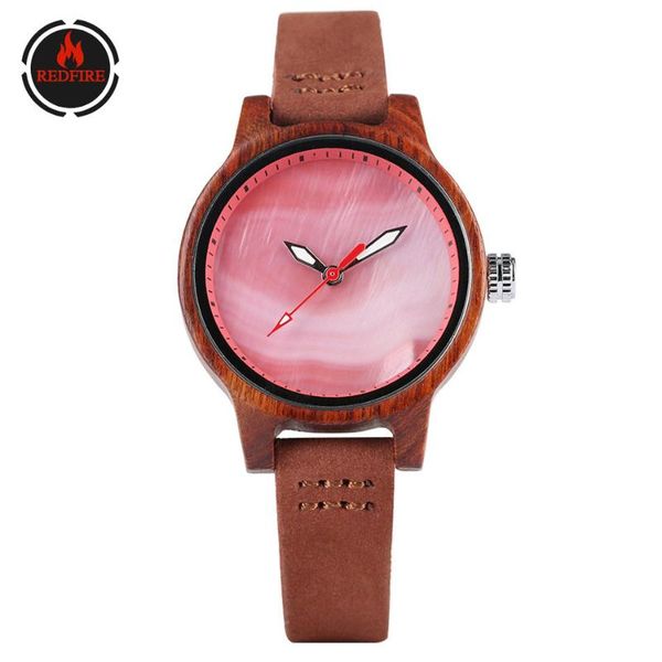 wristwatches redfire romantic pink dial ladies genuine leather wood watches elegant women's natural wooden quartz timepiece 2021, Slivery;brown
wristwatches redfire romantic pink dial ladies genuine leather wood watches elegant women's natural wooden quartz timepiece 2021, Slivery;brown