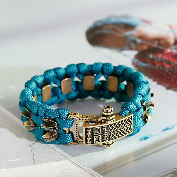 charm bracelets 2021 jewelry men bangles luxury zircon outdoor amulet thick rope survival vintage handmade braid accessories, Golden;silver
charm bracelets 2021 jewelry men bangles luxury zircon outdoor amulet thick rope survival vintage handmade braid accessories, Golden;silver