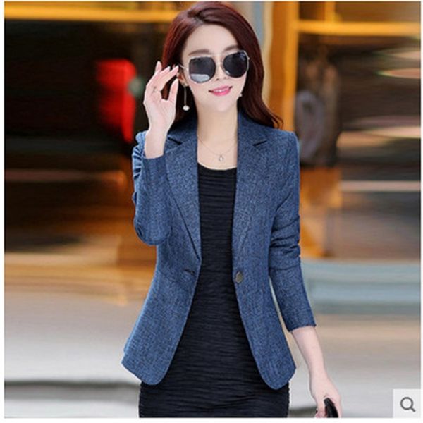 fashion new autumn slim ladies ol long-sleeved temperament wild small suit jacket female spring 497h, White;black
fashion new autumn slim ladies ol long-sleeved temperament wild small suit jacket female spring 497h, White;black