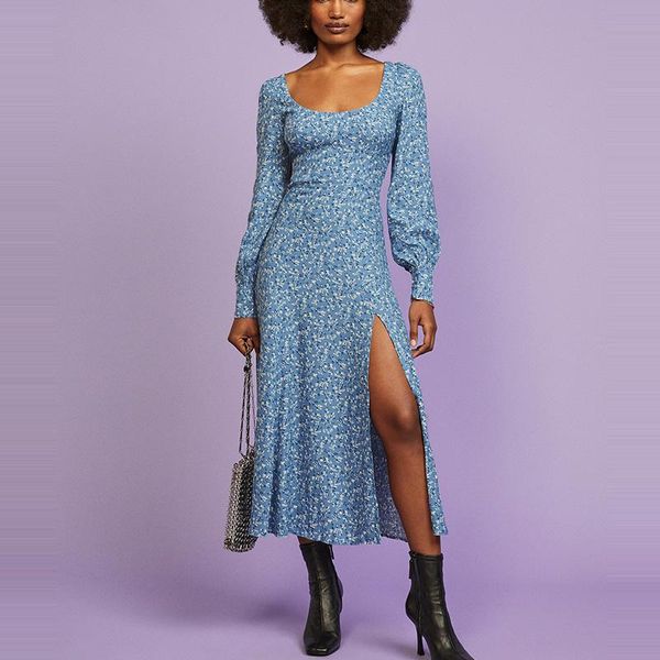 casual dresses elegant square collar backless long dress 2021 autumn sleeve ruffle a-line vintage women floral print party, Black;gray
casual dresses elegant square collar backless long dress 2021 autumn sleeve ruffle a-line vintage women floral print party, Black;gray