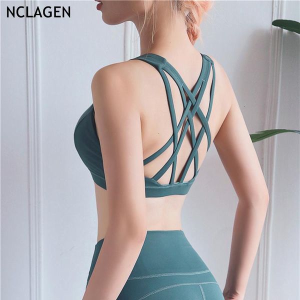 gym clothing women yoga bra push-up stretchy sportswear high impact quick dry padded crop halter cross-back sweat movement underwear nclagen, White;black
gym clothing women yoga bra push-up stretchy sportswear high impact quick dry padded crop halter cross-back sweat movement underwear nclagen, White;black
