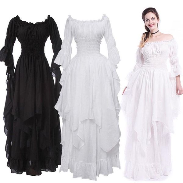 casual dresses women's retro style dress black white solid color trumpet long sleeve princess gorgeous robe for elegant ladies large pl, Black;gray
casual dresses women's retro style dress black white solid color trumpet long sleeve princess gorgeous robe for elegant ladies large pl, Black;gray