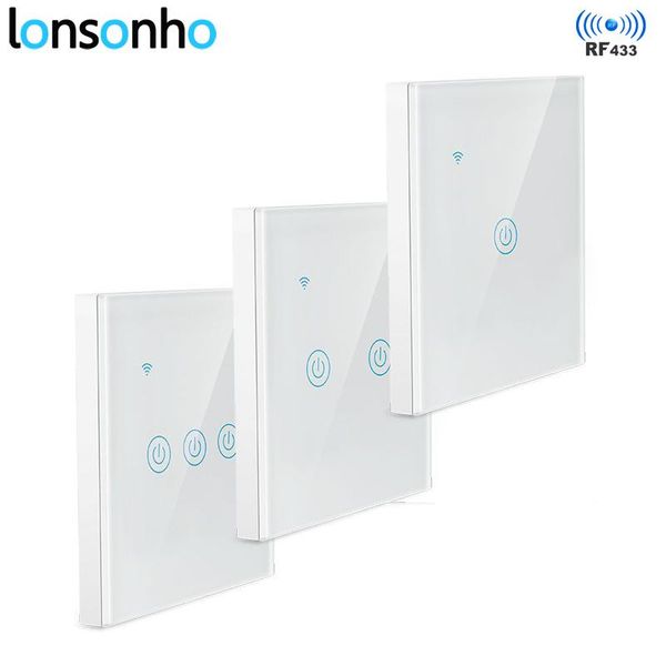 smart home control lonsonho rf433 wireless scene switch eu touch panel life automation
smart home control lonsonho rf433 wireless scene switch eu touch panel life automation