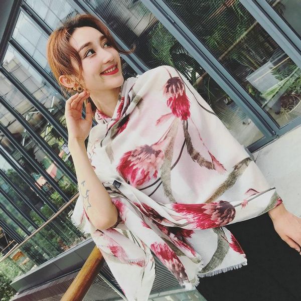 scarves spring and summer 100% cotton scarf air-conditioned room shawls beach sun shawl ethnic style flower pattern printing, Blue;gray
scarves spring and summer 100% cotton scarf air-conditioned room shawls beach sun shawl ethnic style flower pattern printing, Blue;gray