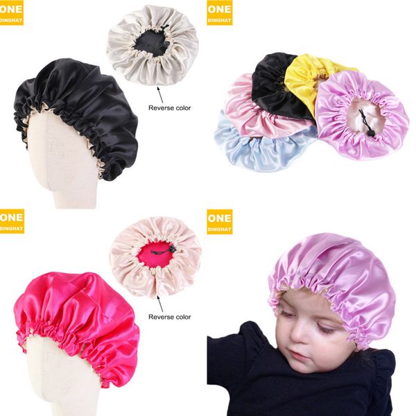 cute children hat hats beanie nightcap adjustable buckle double layer satin candy color hair protection cap baby h24qz2t, Yellow
cute children hat hats beanie nightcap adjustable buckle double layer satin candy color hair protection cap baby h24qz2t, Yellow