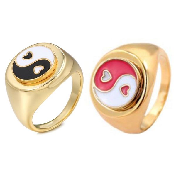 wedding rings 2021 gold color metal korean cute enamel heart yin and yang wonderful choice for women jewelry, Slivery;golden
wedding rings 2021 gold color metal korean cute enamel heart yin and yang wonderful choice for women jewelry, Slivery;golden