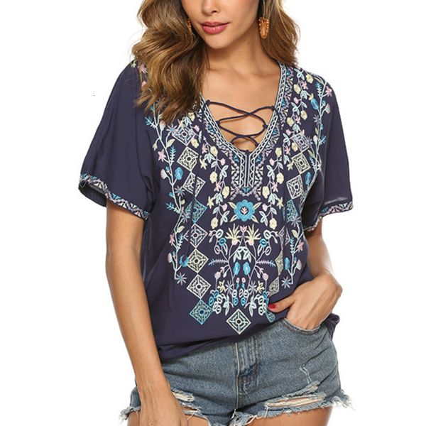 2021 new navy embriodery cotton blouses shirts women vintage v neck lace up sumemr plus size pullover casual shirt 191l, Black;brown
2021 new navy embriodery cotton blouses shirts women vintage v neck lace up sumemr plus size pullover casual shirt 191l, Black;brown
