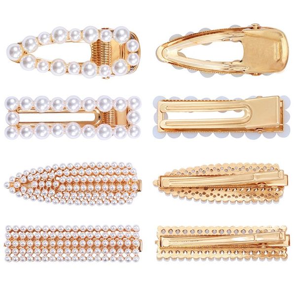 2021 fashion pearl hair clips for women elegant korean hair barrette stick hairpin hair styling accessories, Golden;silver
2021 fashion pearl hair clips for women elegant korean hair barrette stick hairpin hair styling accessories, Golden;silver