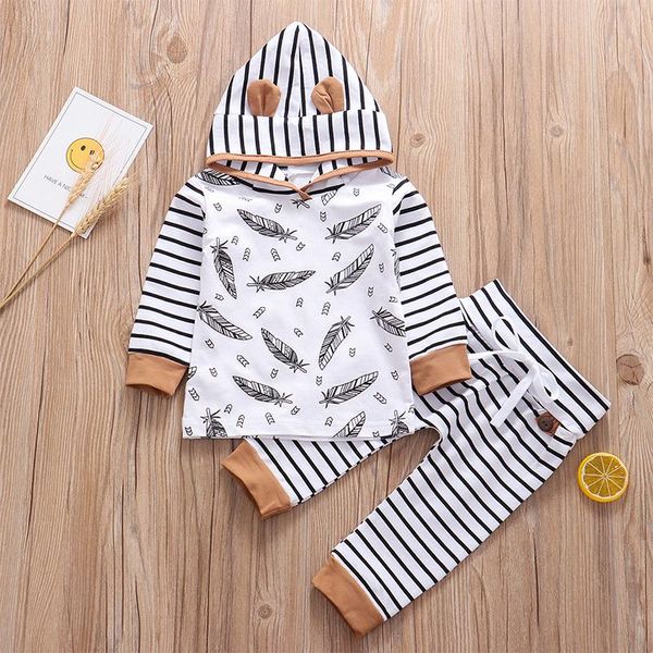 clothing sets autumn toddler baby boy infant clothes set 2pcs suit long sleeve hooded +stripe pants cotton born outfits boys, White
clothing sets autumn toddler baby boy infant clothes set 2pcs suit long sleeve hooded +stripe pants cotton born outfits boys, White