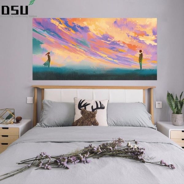 wallpapers 3dvivid standing opposite of each other against colorful sky illustration painting bed headboard wall sticker bedroom home decor
wallpapers 3dvivid standing opposite of each other against colorful sky illustration painting bed headboard wall sticker bedroom home decor