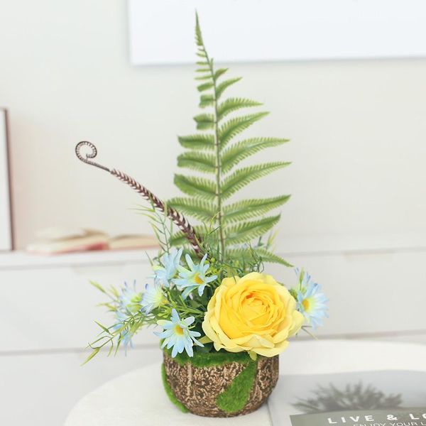 1 pot artificial bouquet home decor flower arrangement bonsai diy living room wedding decorative flowers fake plant
1 pot artificial bouquet home decor flower arrangement bonsai diy living room wedding decorative flowers fake plant