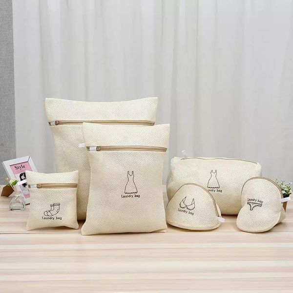 laundry bags selling 6 pcs/set beige mesh bag dirty clothes underwear bra socks lingerie wash for washing machine
laundry bags selling 6 pcs/set beige mesh bag dirty clothes underwear bra socks lingerie wash for washing machine
